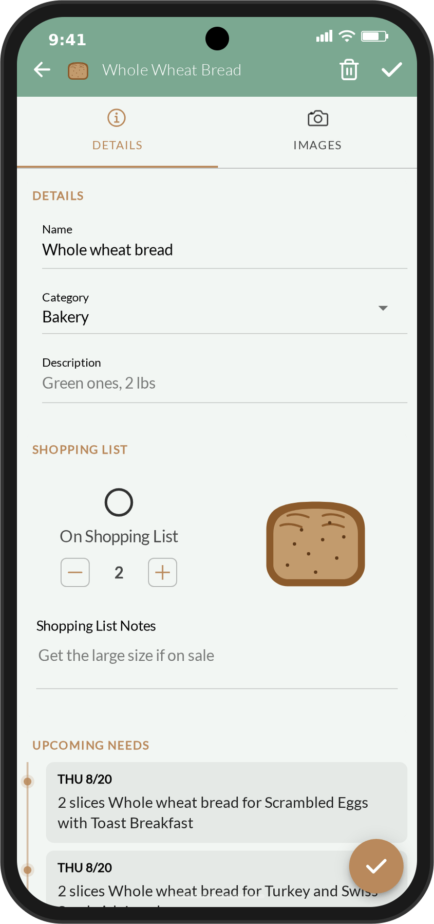 Item Details
